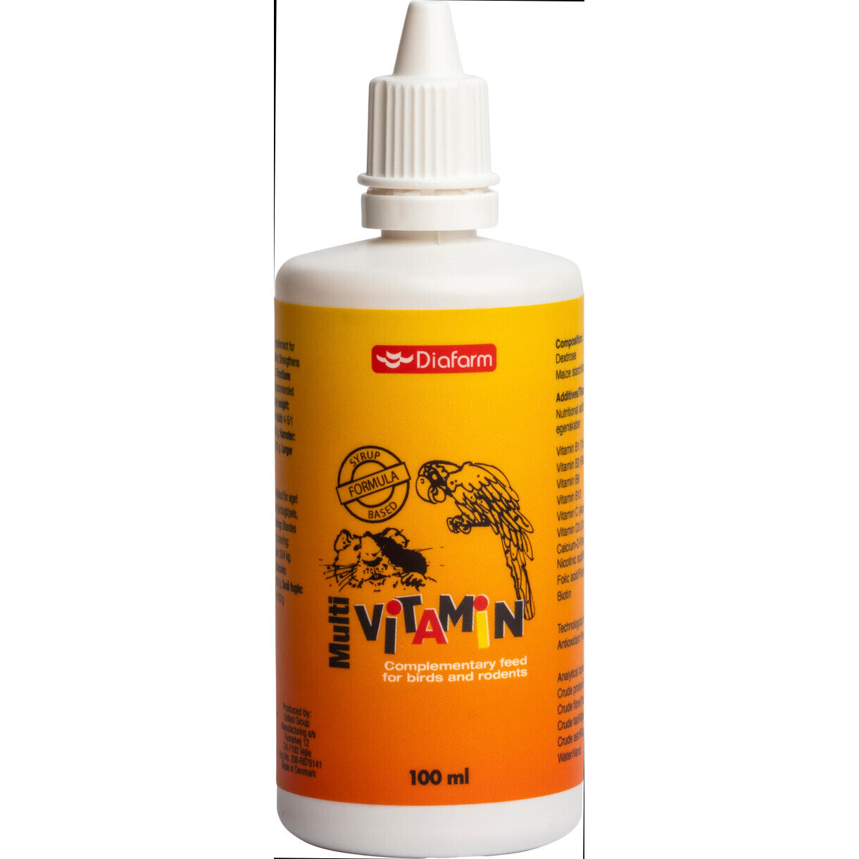 Diafarm Multivitamin til fugl og gnaver