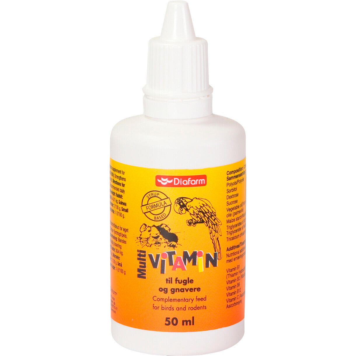 Diafarm Multivitamin til fugl og gnaver