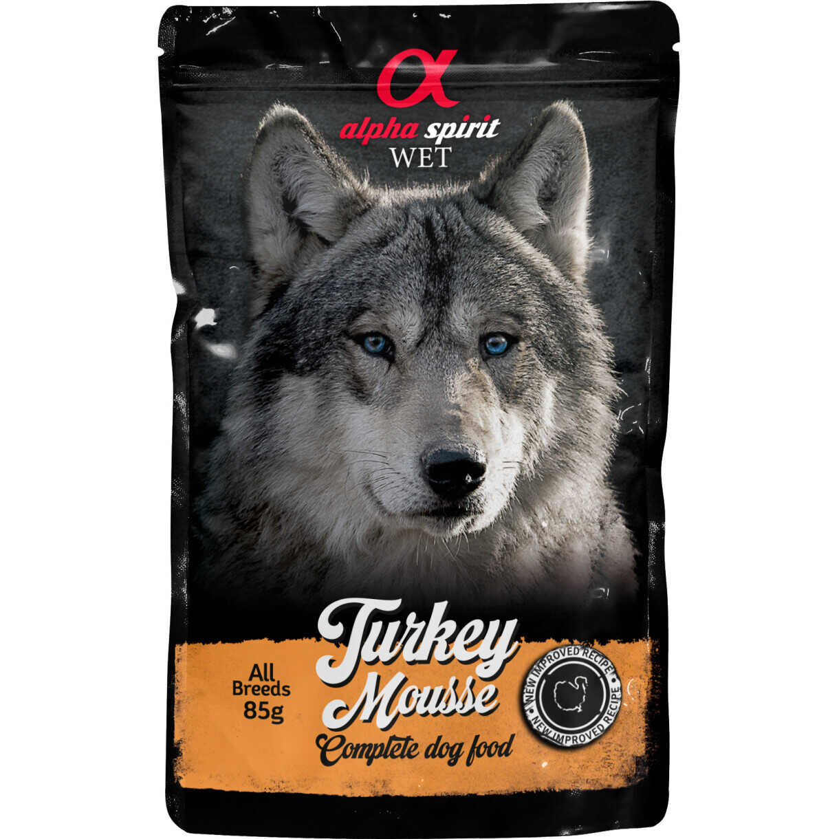 Alpha Spirit Pouch Turkey Mousse (kalkun) hundefoder