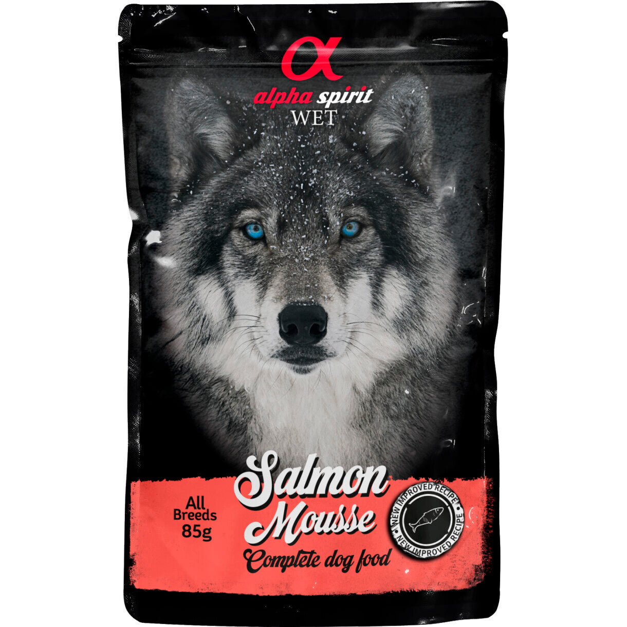 Alpha Spirit Pouch Salmon Mousse (laks) hundefoder