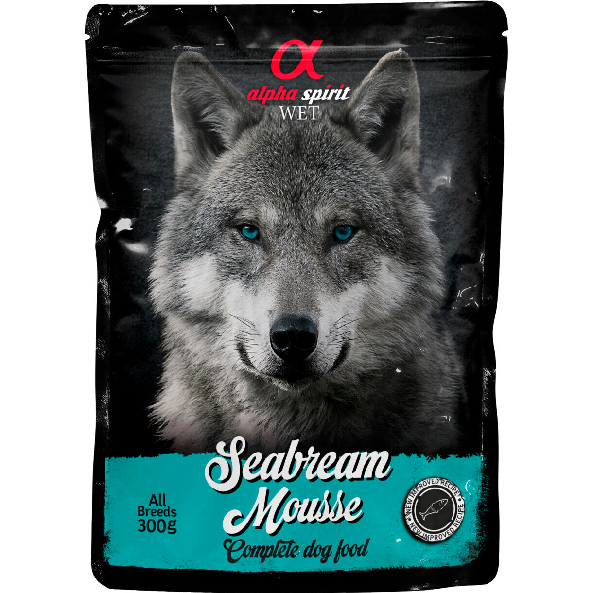 Alpha Spirit Pouch Sea Bream Mousse (havbrasen) hundefoder