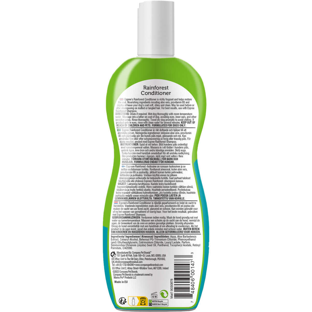Espree Rainforest balsam til hunde 355 ml