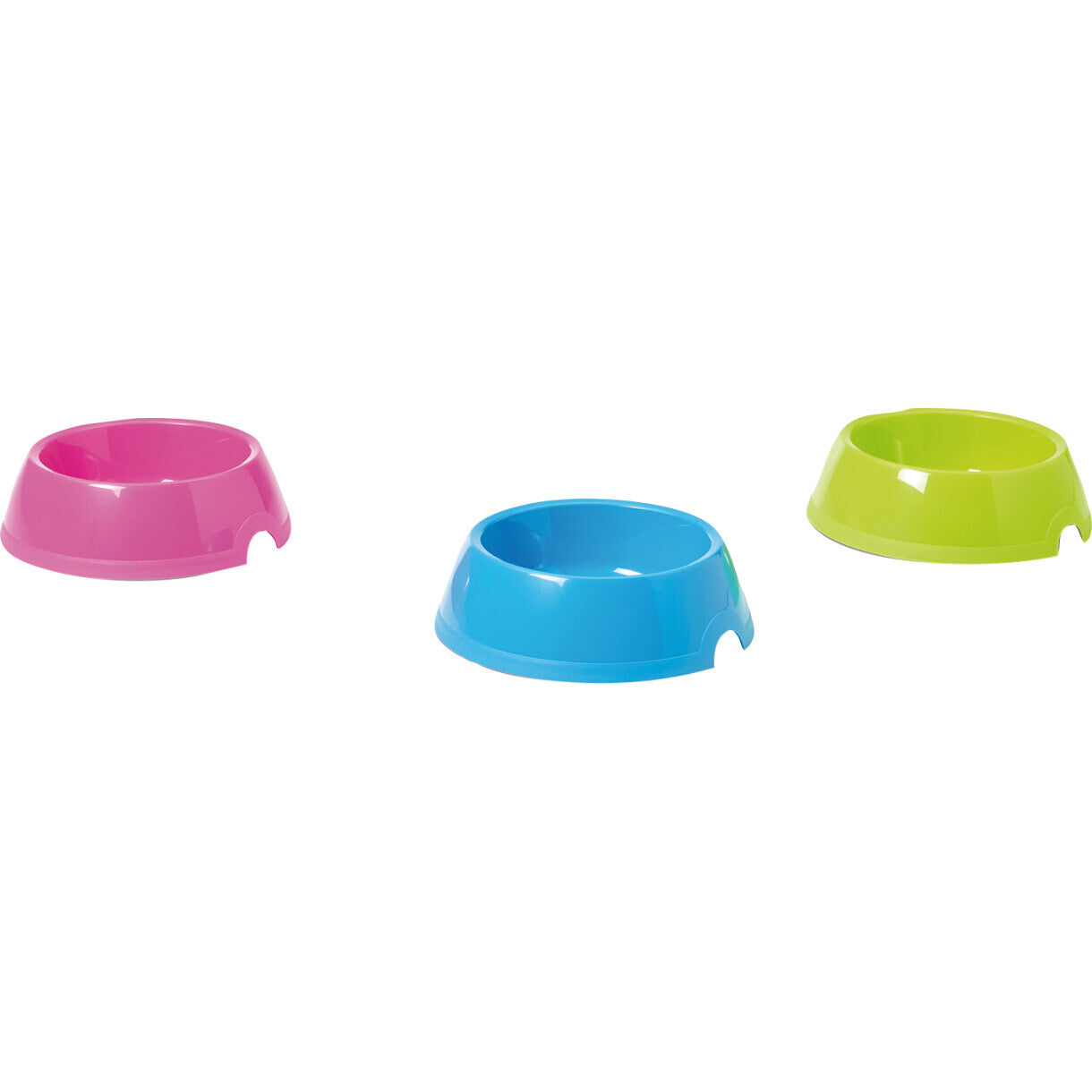 Savic Picnic 2 hunde og katteskål - plast - ø16 cm - 0,6 liter - assorteret farver