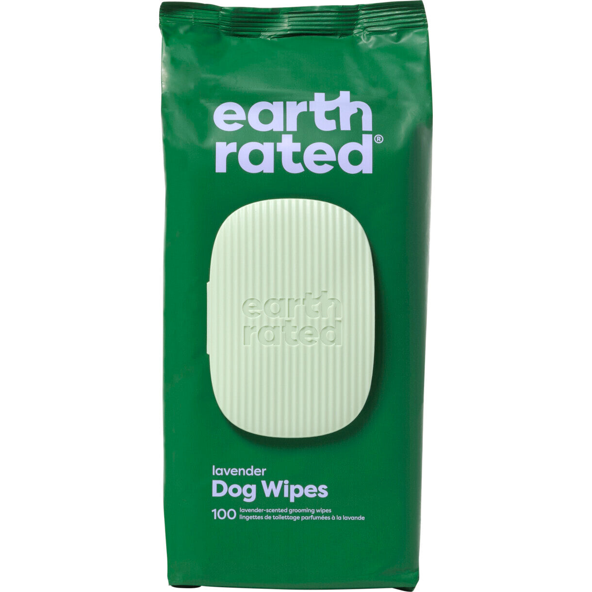 Earth Rated vådservietter med lavendel til hunde - 100 stk af 20 x 20 cm