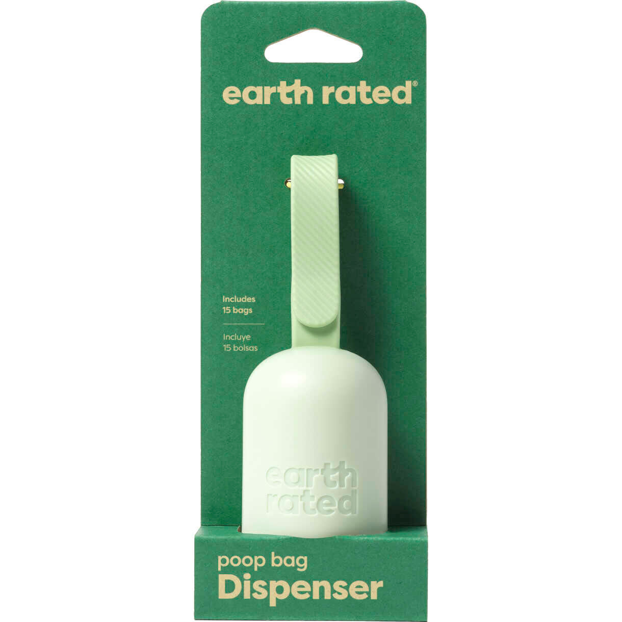 Earth Rated hundepose dispenser med 15 Eco-Friendly poser