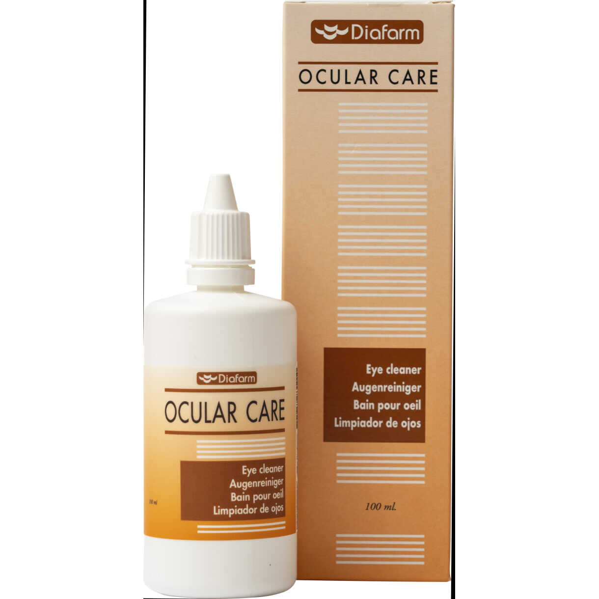 Diafarm Øje rens til hunde, katte og små dyr - 100 ml