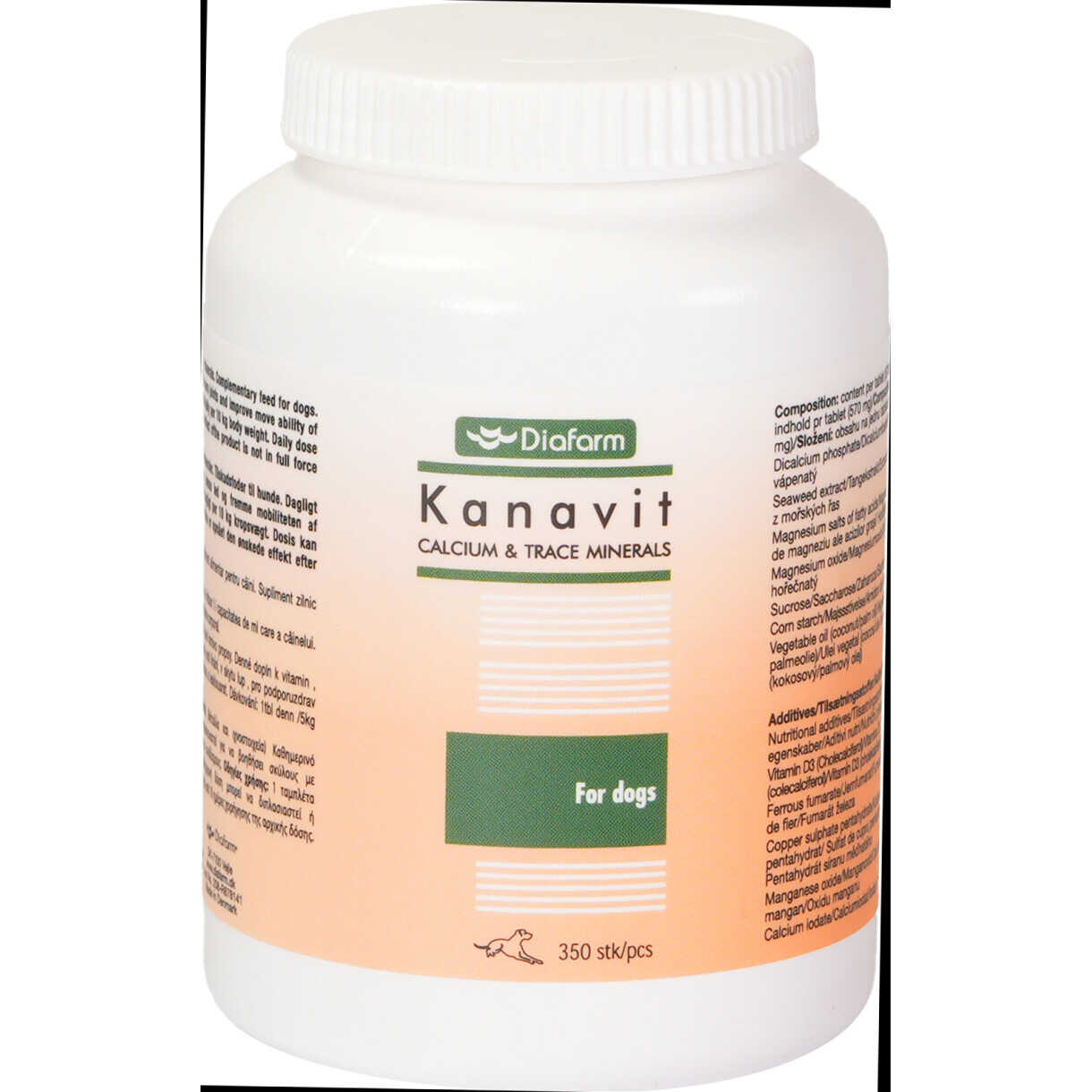 KANAVIT Calcium og Spormineraler tabletter - 350 stk