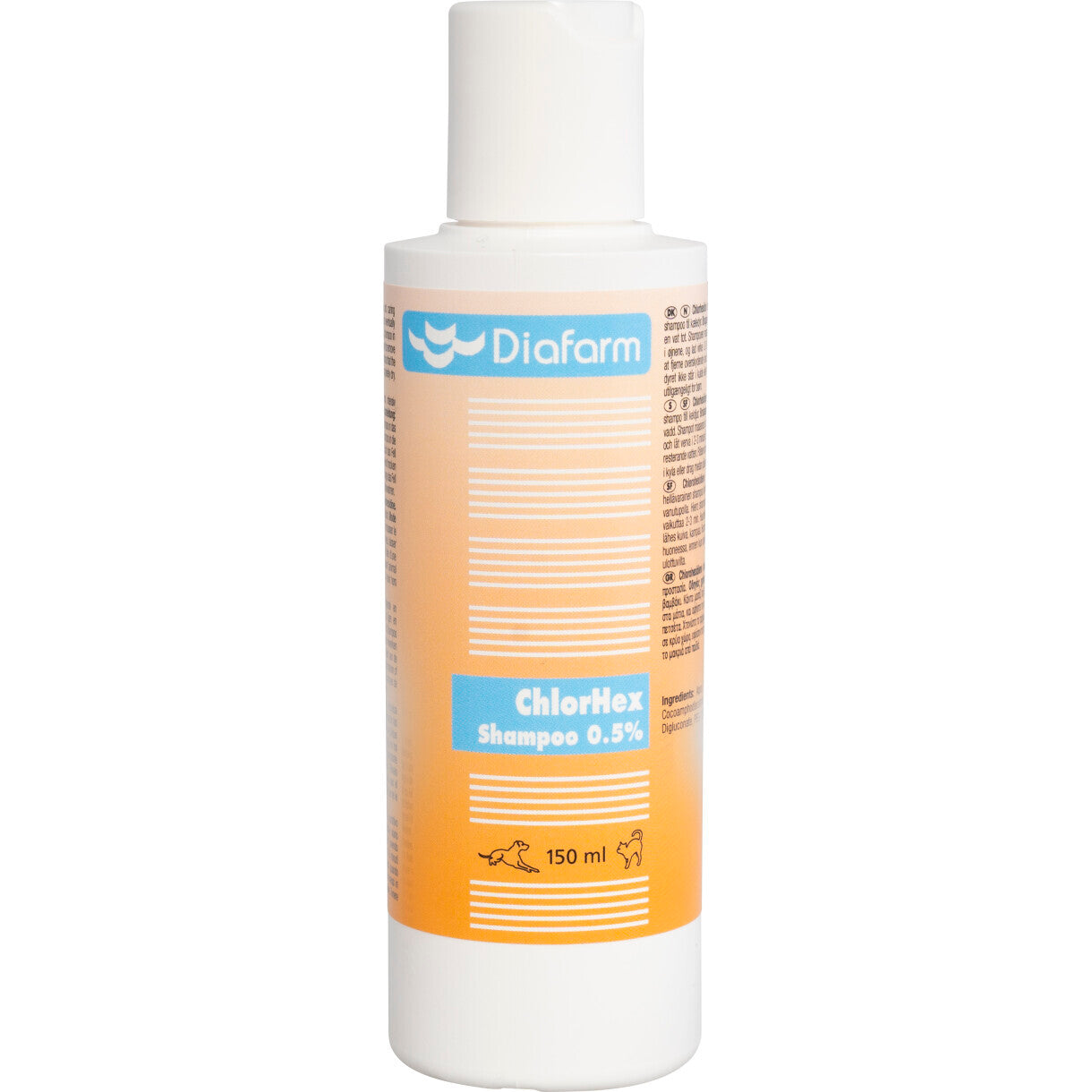 Diafarm hundeshampoo med klorhexidin 150 ml