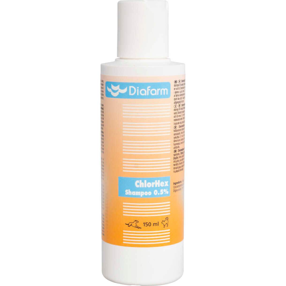 Diafarm hundeshampoo med klorhexidin 150 ml