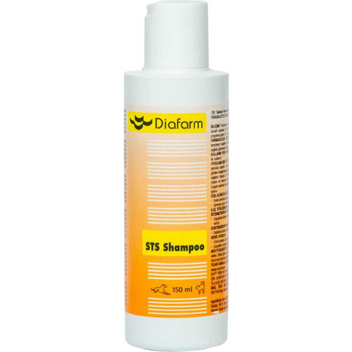 Diafarm hundeshampoo med svovl - tjære - salicyl 150 ml