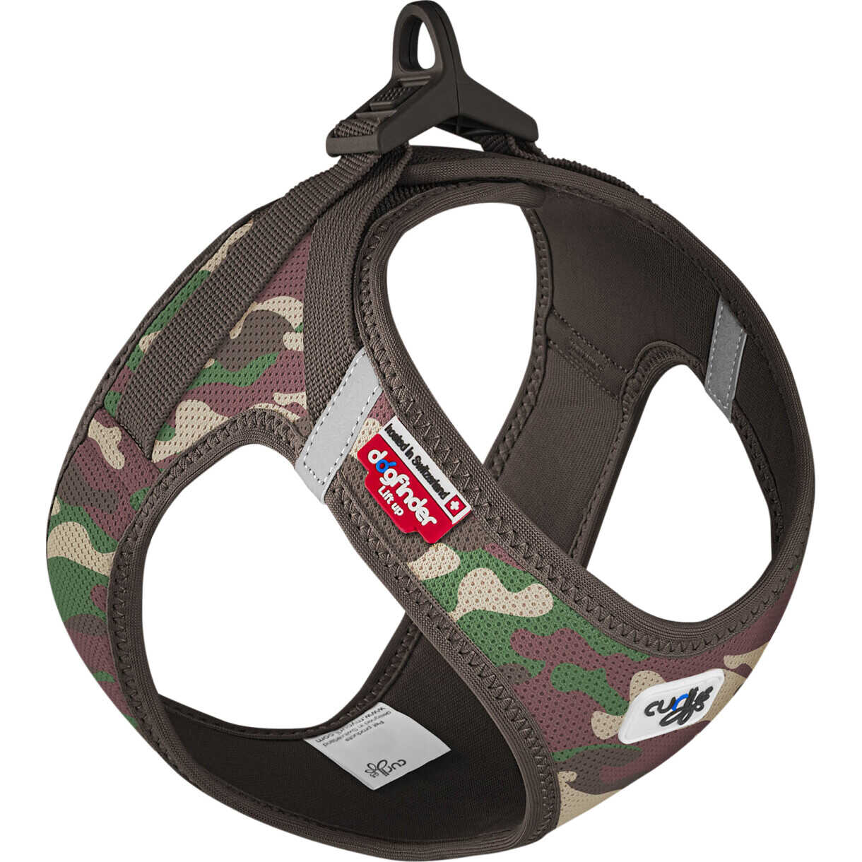 Curli Vest hundesele Clasp Air-Mesh - til mindre hunde mellem 1,5 og 18 kg - Camo