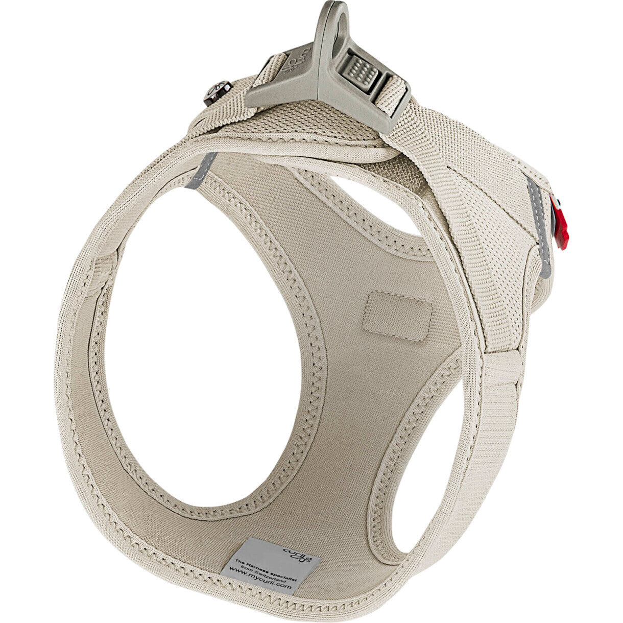 Curli Vest hundesele Clasp Air-Mesh - til mindre hunde mellem 1,5 og 18 kg - Beige