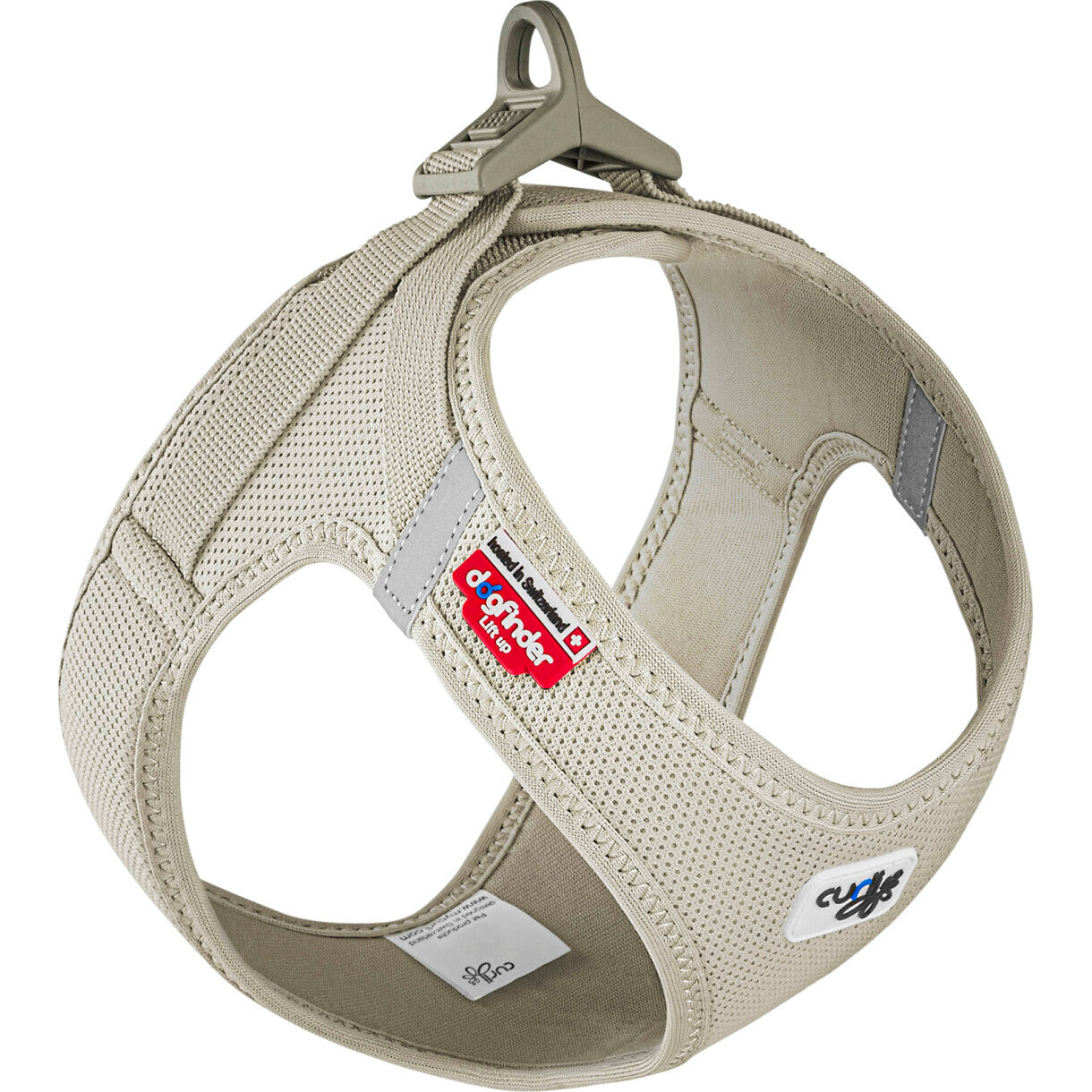 Curli Vest hundesele Clasp Air-Mesh - til mindre hunde mellem 1,5 og 18 kg - Beige