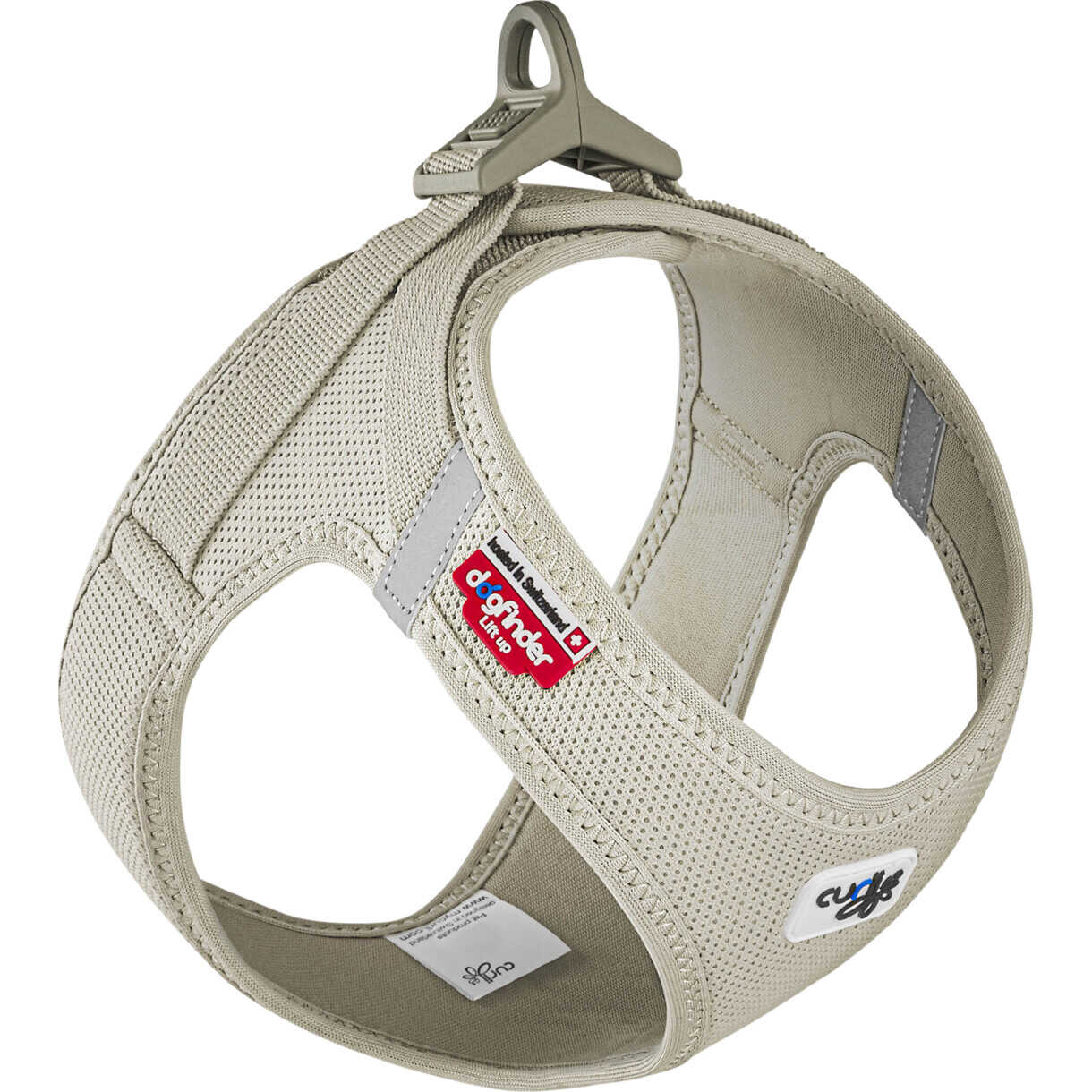 Curli Vest hundesele Clasp Air-Mesh - til mindre hunde mellem 1,5 og 18 kg - Beige