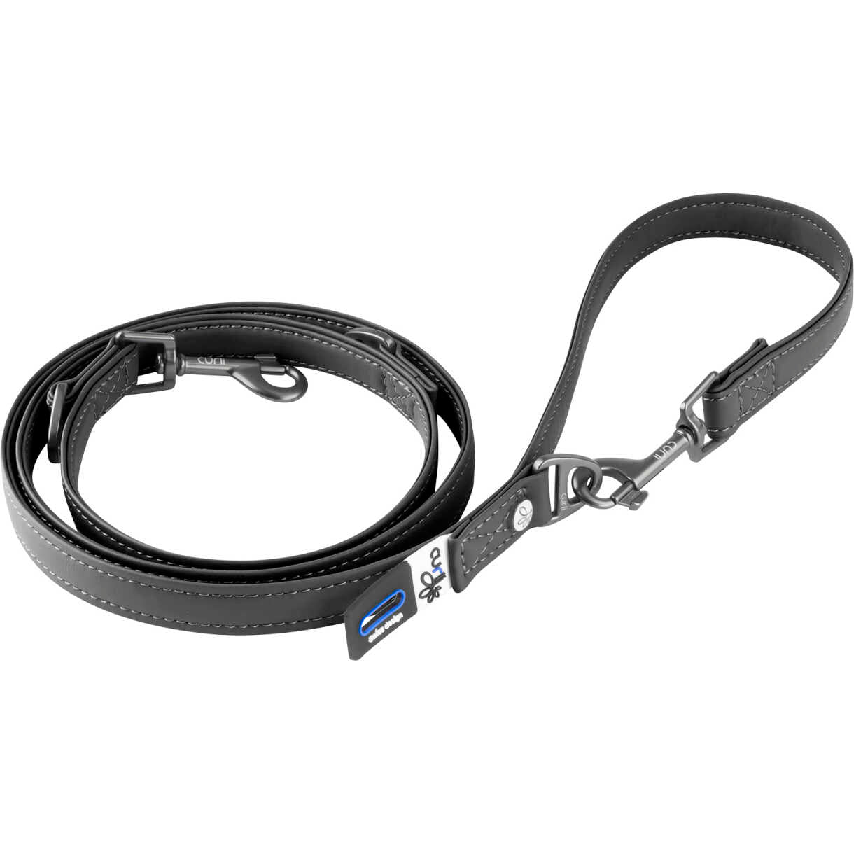 Curli æblelæder justerbar hundesnor