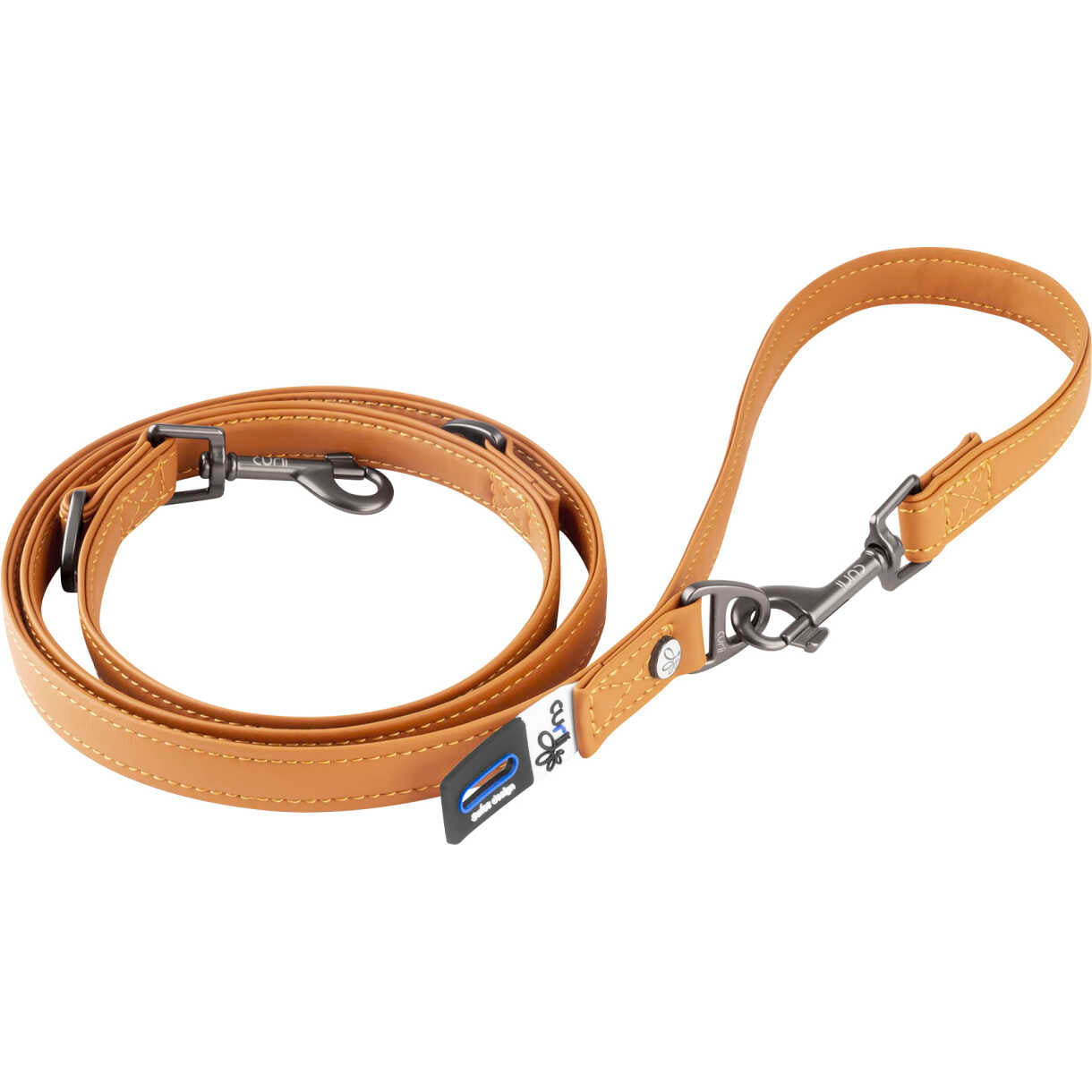 Curli æblelæder justerbar hundesnor