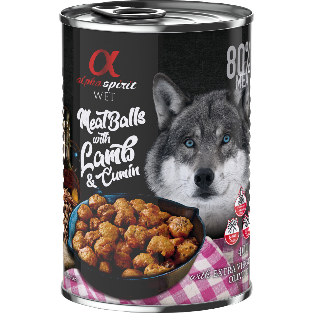 400 g AlphaSpirit Kødboller med lam og spidskommen