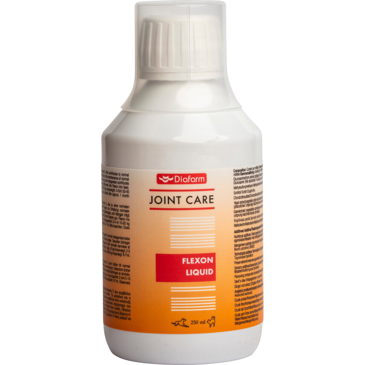 Diafarm Flexon Flydende til hunde og katte - 250 ml