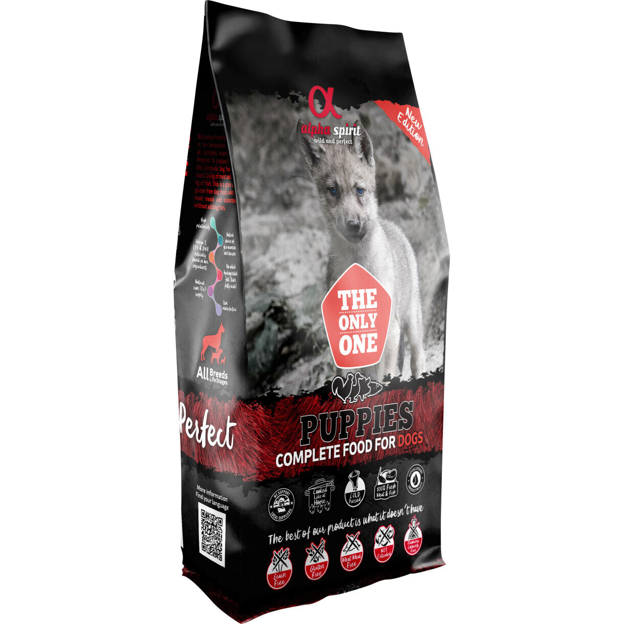 Alpha Spirit THE ONLY hvalpe hundefoder med fisk og kød