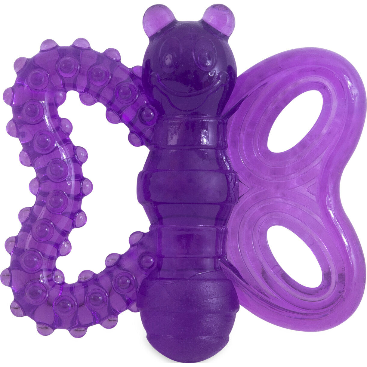 JW Sommerfugl Chew-ee - hundelegetøj - assorteret farve