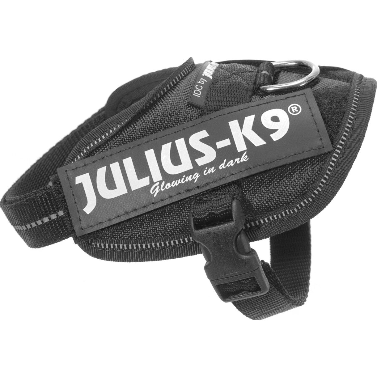 Julius K9 IDC - hundeseler med refleks til alle typer af hunde - Sort