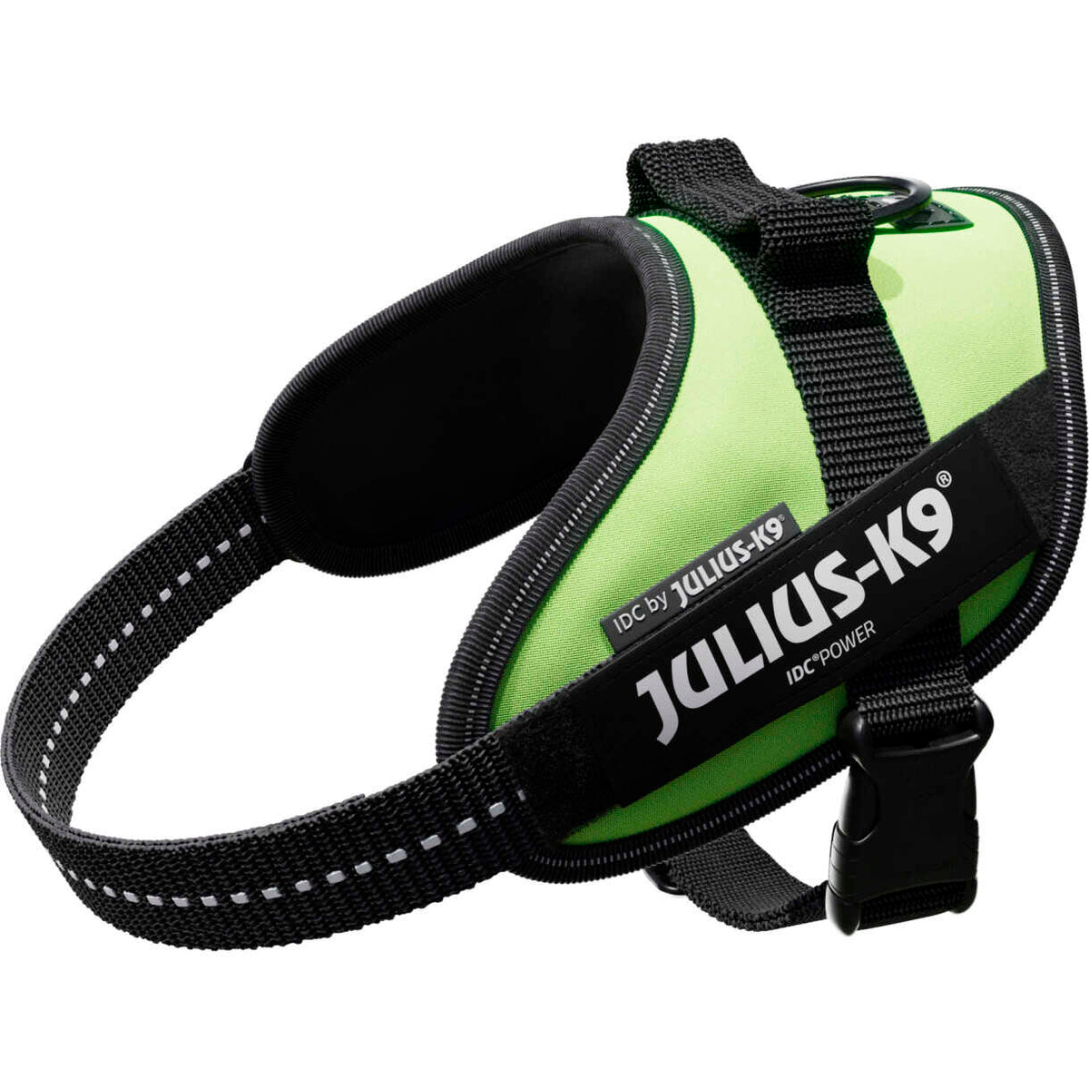 Julius K9 IDC - hundeseler med refleks til alle typer af hunde - Neongrøn