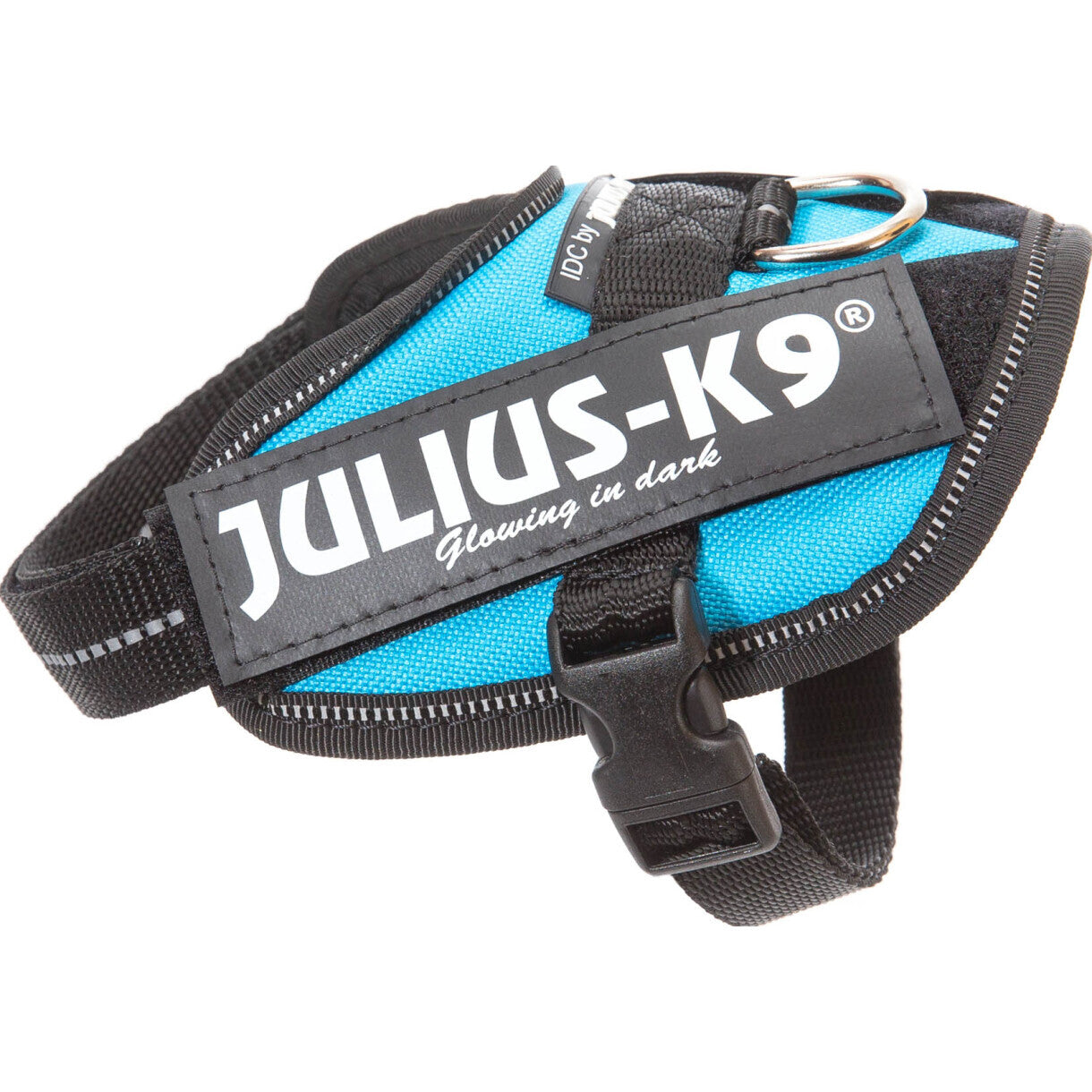 Julius K9 IDC - hundeseler med refleks til alle typer af hunde - Aquamarine