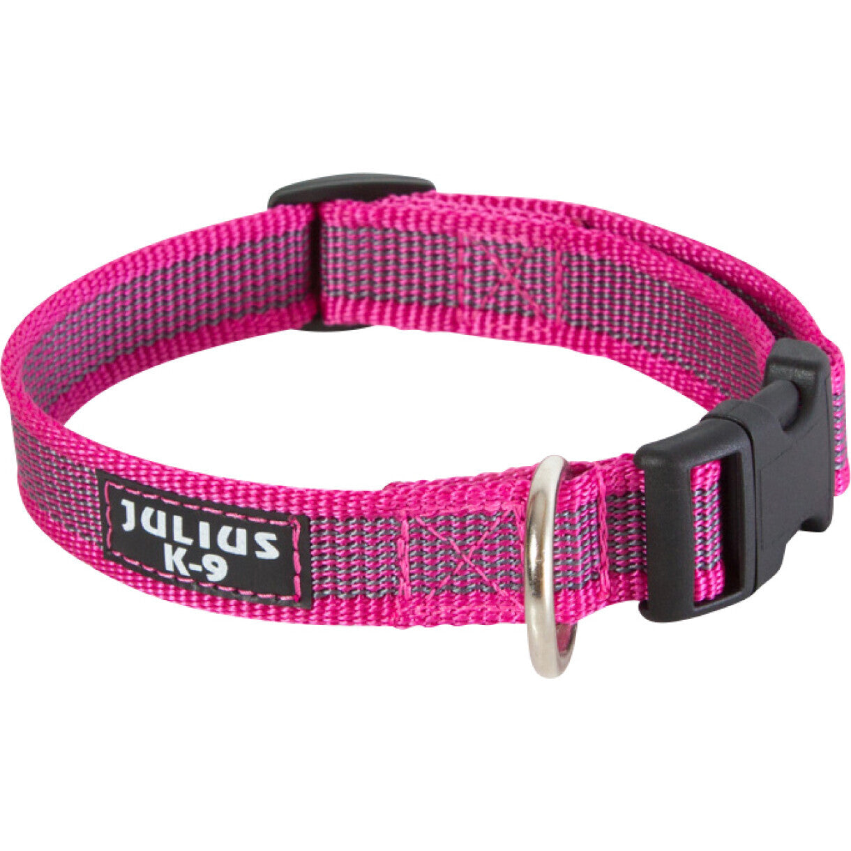 Julius K9 Super grip Hundehalsbånd til alle typer af hunde - pink