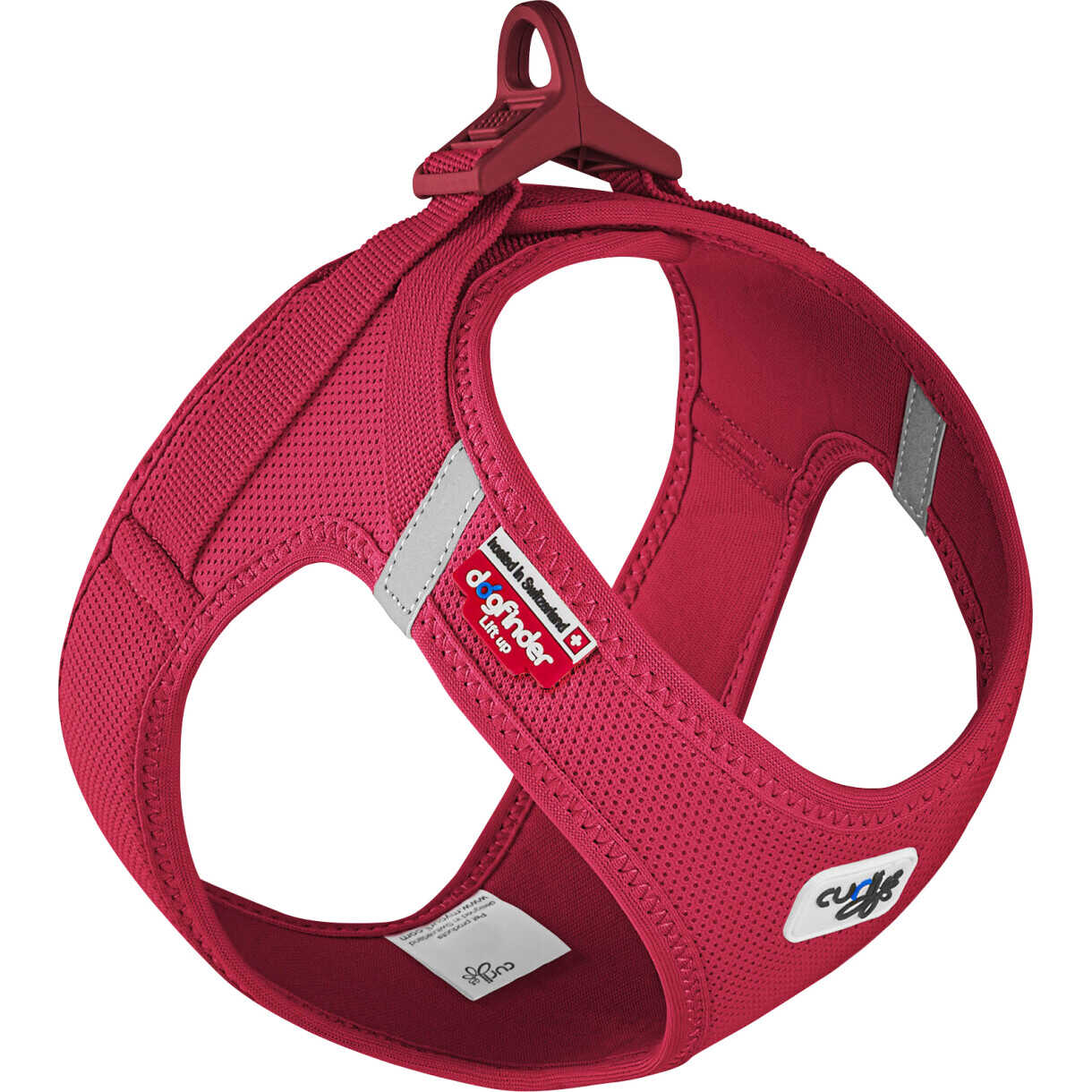 Curli Vest hundesele Clasp Air-Mesh - til mindre hunde mellem 1,5 og 18 kg - Rød