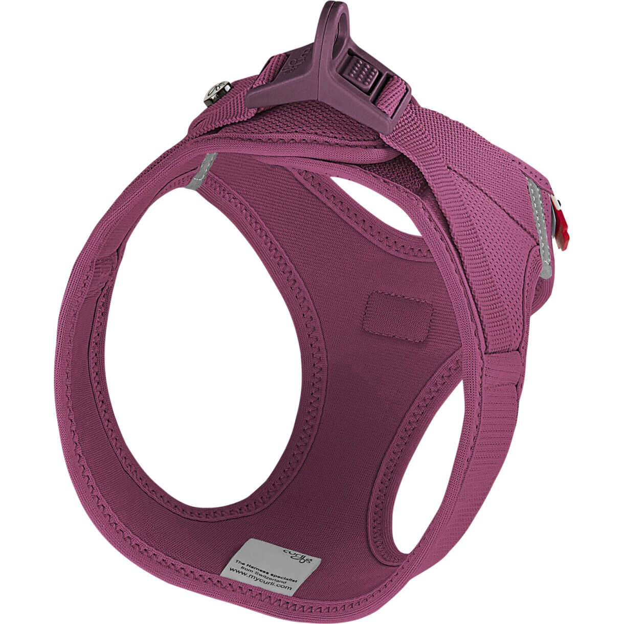 Curli Vest hundesele Clasp Air-Mesh - til mindre hunde mellem 1,5 og 18 kg - Ruby