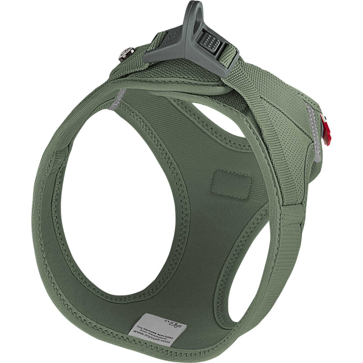 Curli Vest hundesele Clasp Air-Mesh - til mindre hunde mellem 1,5 og 18 kg - Grøn