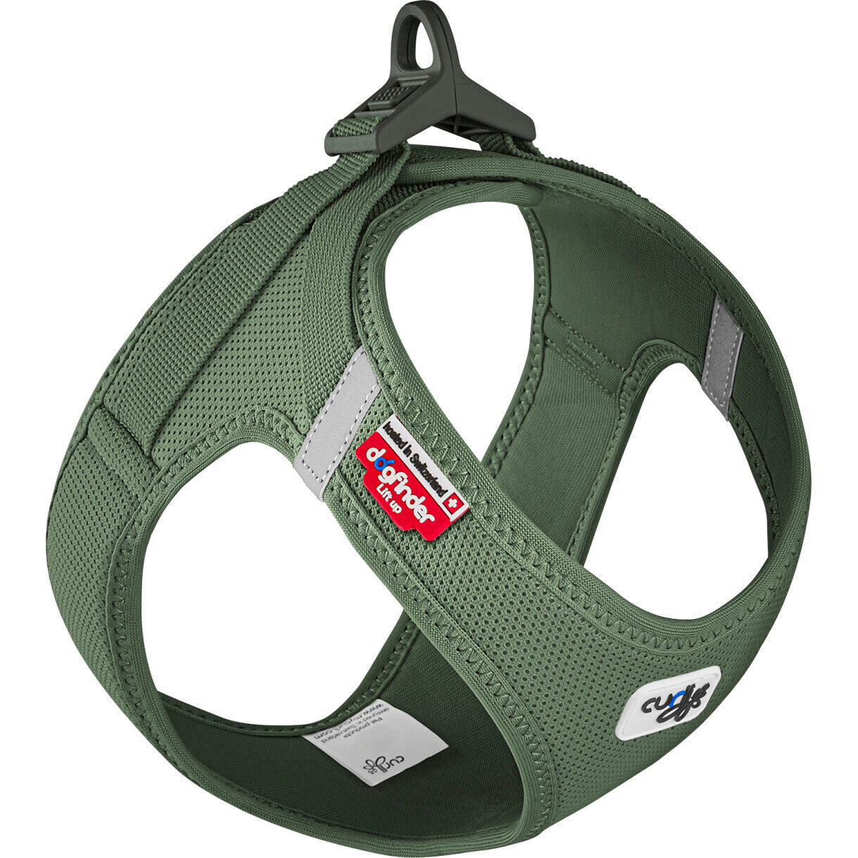 Curli Vest hundesele Clasp Air-Mesh - til mindre hunde mellem 1,5 og 18 kg - Grøn