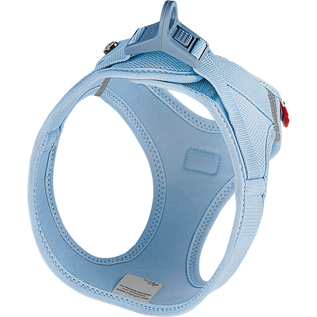 Curli Vest hundesele Clasp Air-Mesh - til mindre hunde mellem 1,5 og 18 kg - Sky blue