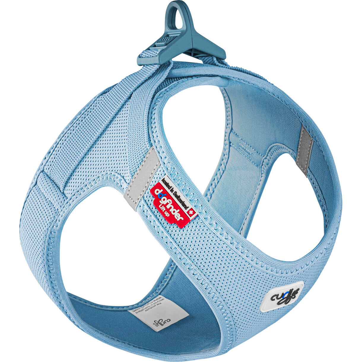 Curli Vest hundesele Clasp Air-Mesh - til mindre hunde mellem 1,5 og 18 kg - Sky blue
