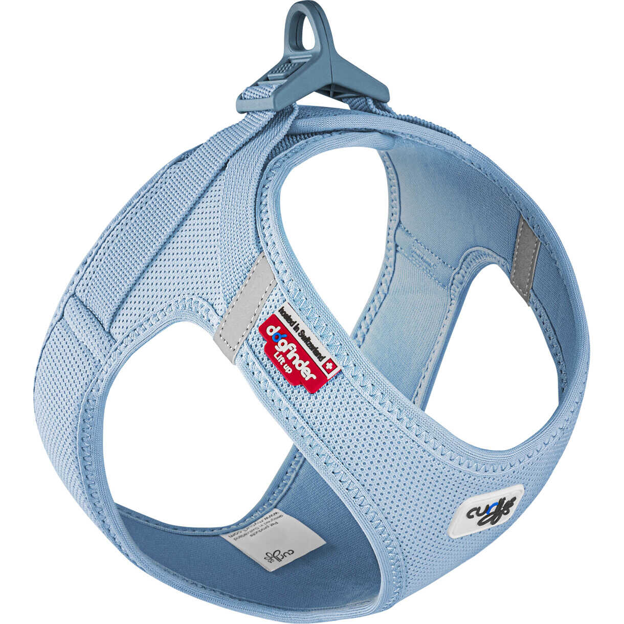 Curli Vest hundesele Clasp Air-Mesh - til mindre hunde mellem 1,5 og 18 kg - Sky blue