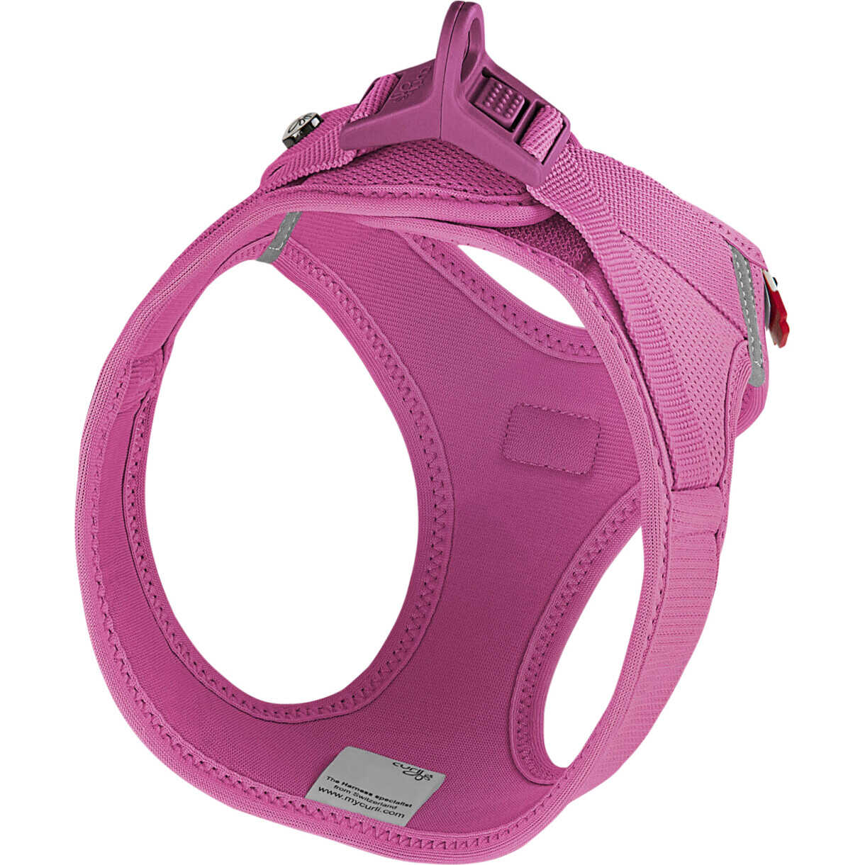 Curli Vest hundesele Clasp Air-Mesh - til mindre hunde mellem 1,5 og 18 kg - Fuchsia