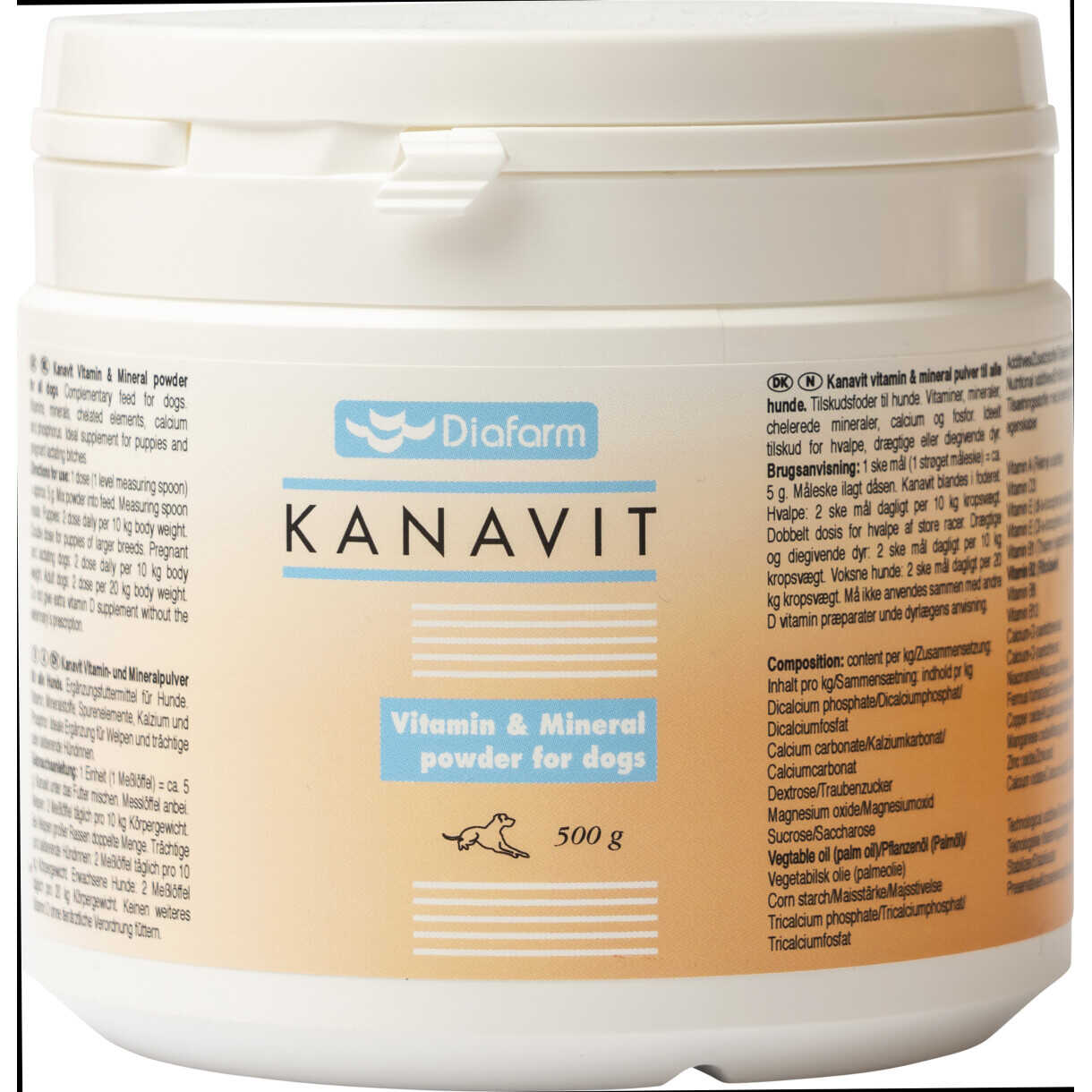 KANAVIT Vitamin og mineral pulver 500 g