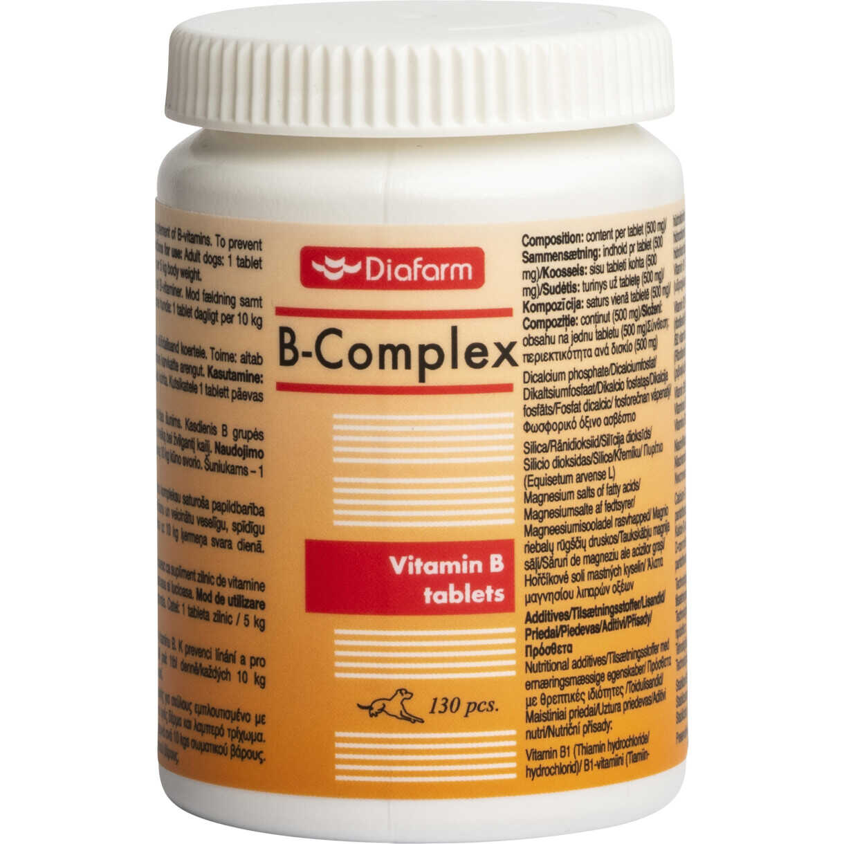 Diafarm B-Complex B-vitamin til hunde - 130 tabl.