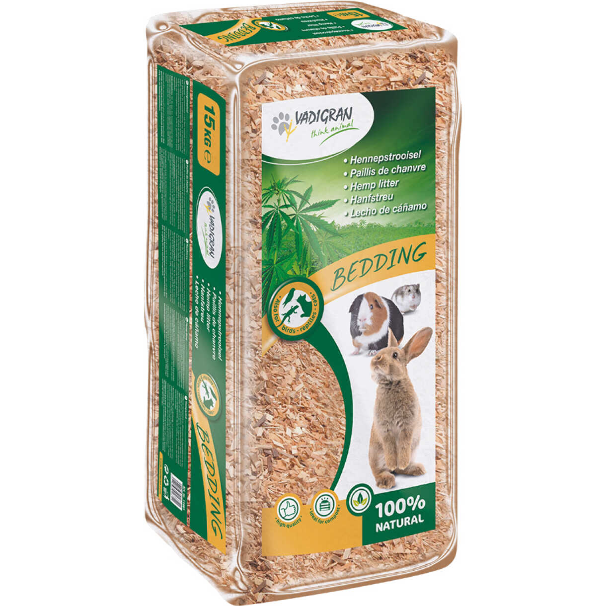 Vadigran BEDDING hampstrøelse til kaniner og  gnavere