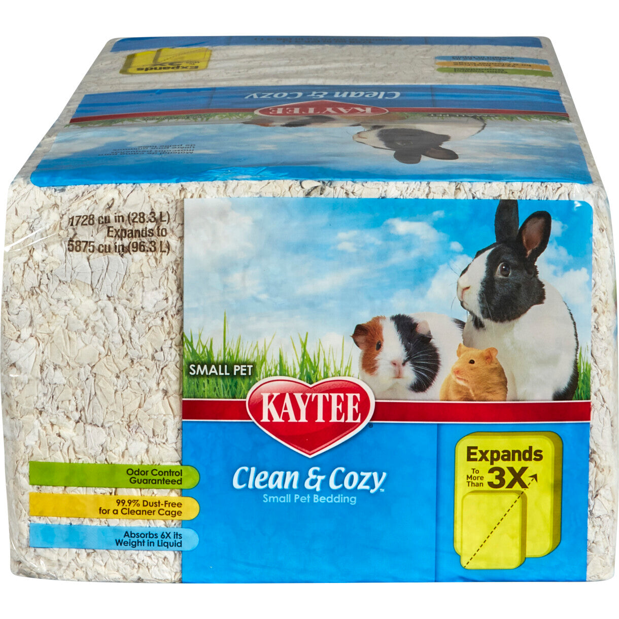 Kaytee Clean & Cosy hvid bunddække til gnaver