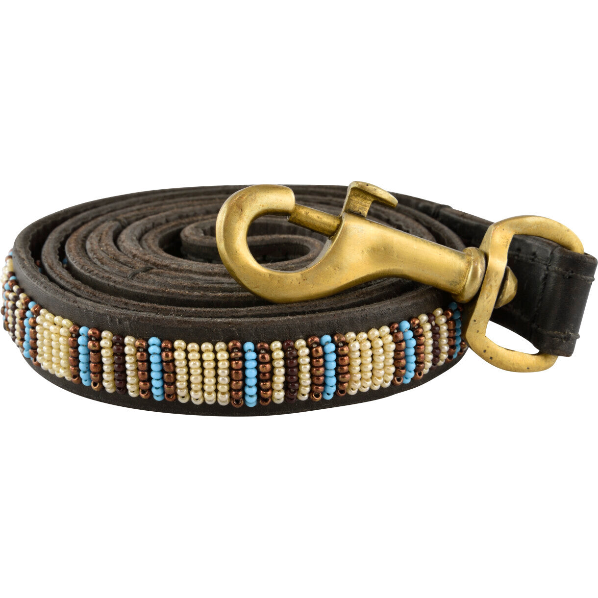 Kampuni håndlavet hundeline Blå Nile