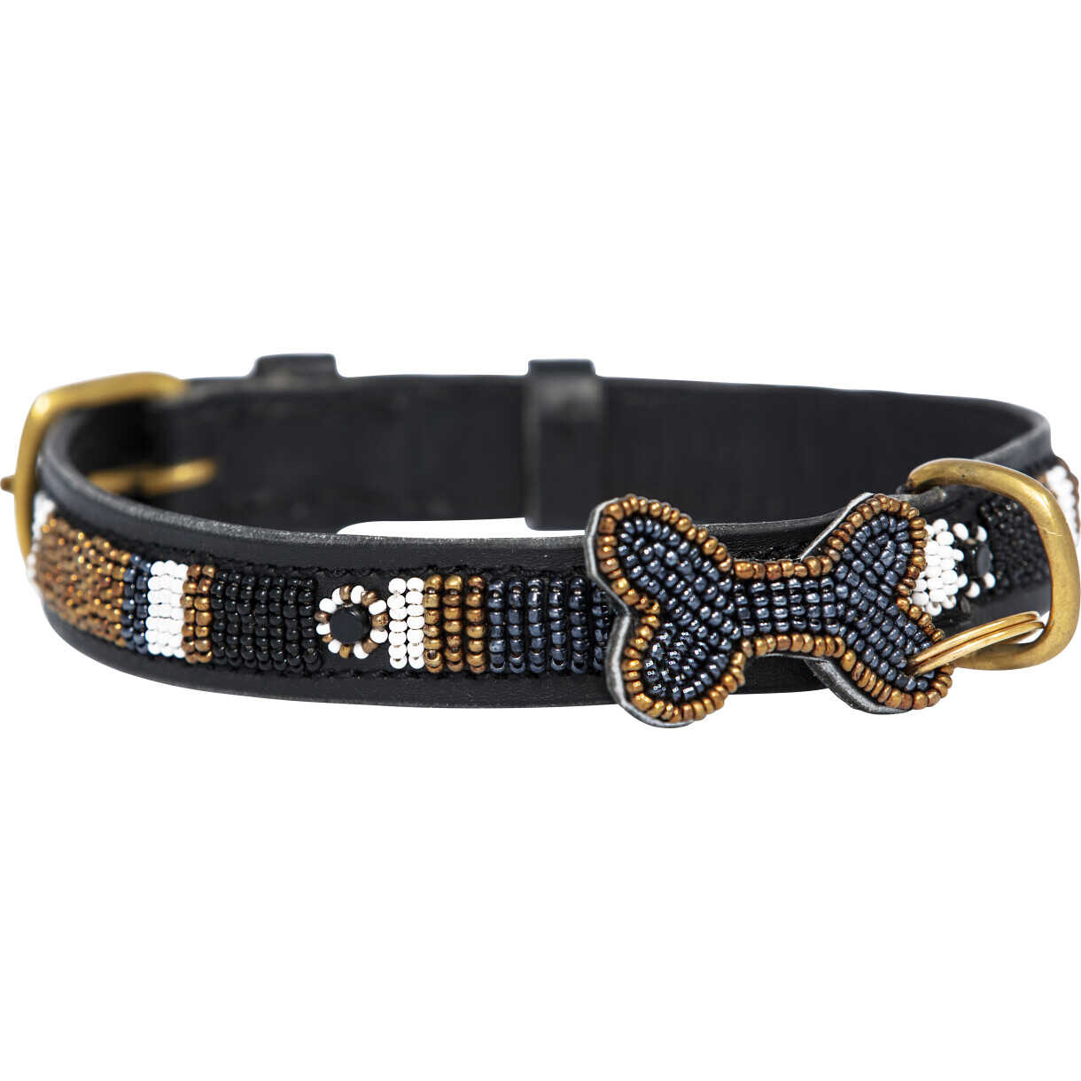 Kampuni håndlavet hundehalsbånd Skinny Takaungu