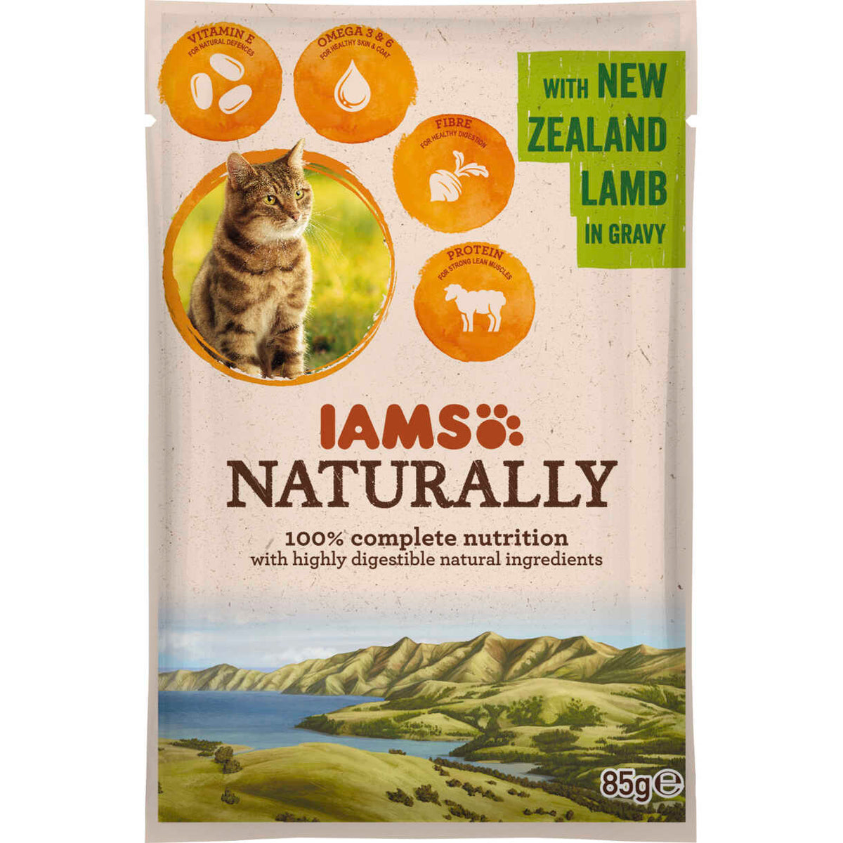 IAMS CAT Naturally Adult Pouch lam