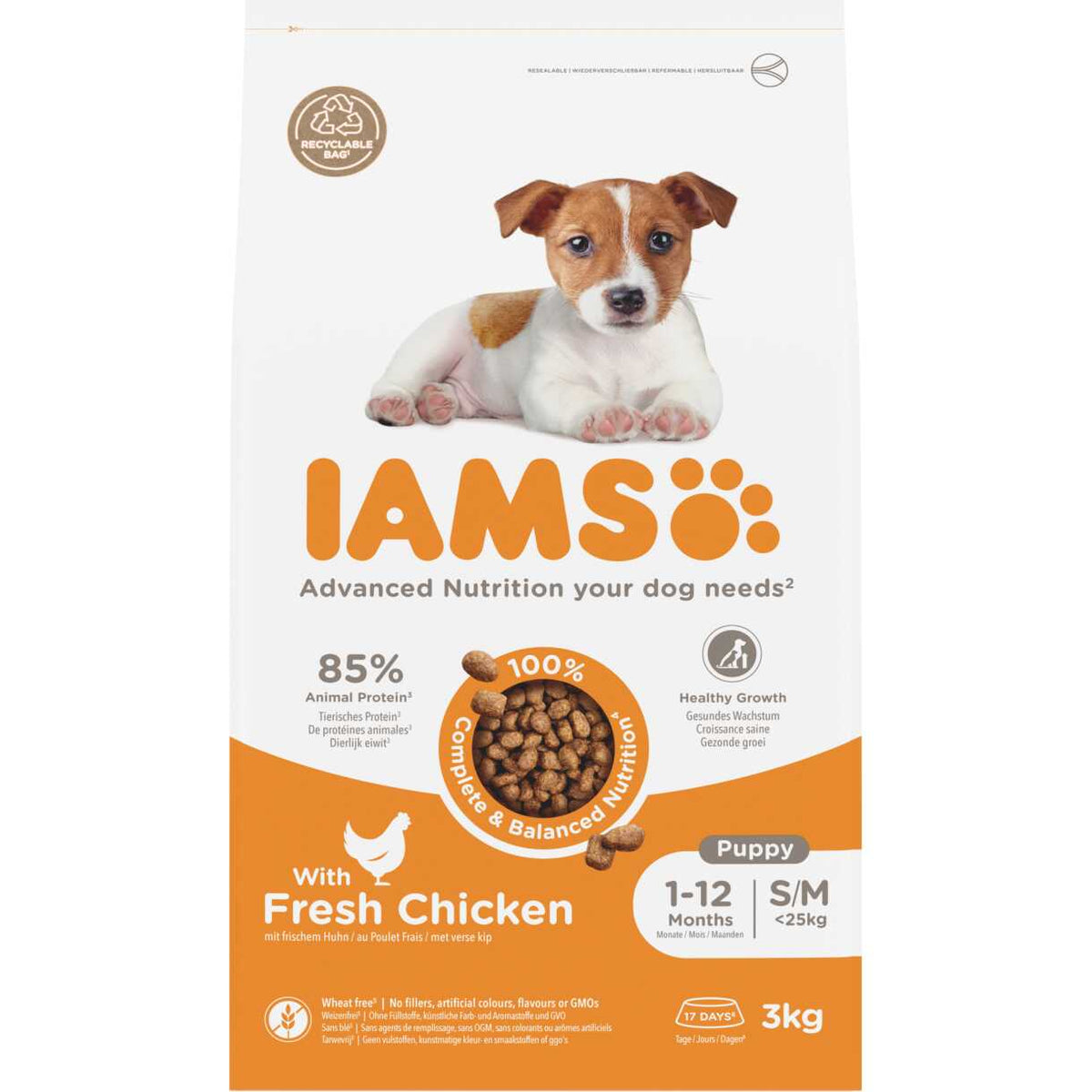 IAMS Puppy & Junior Small/Medium Breed kylling