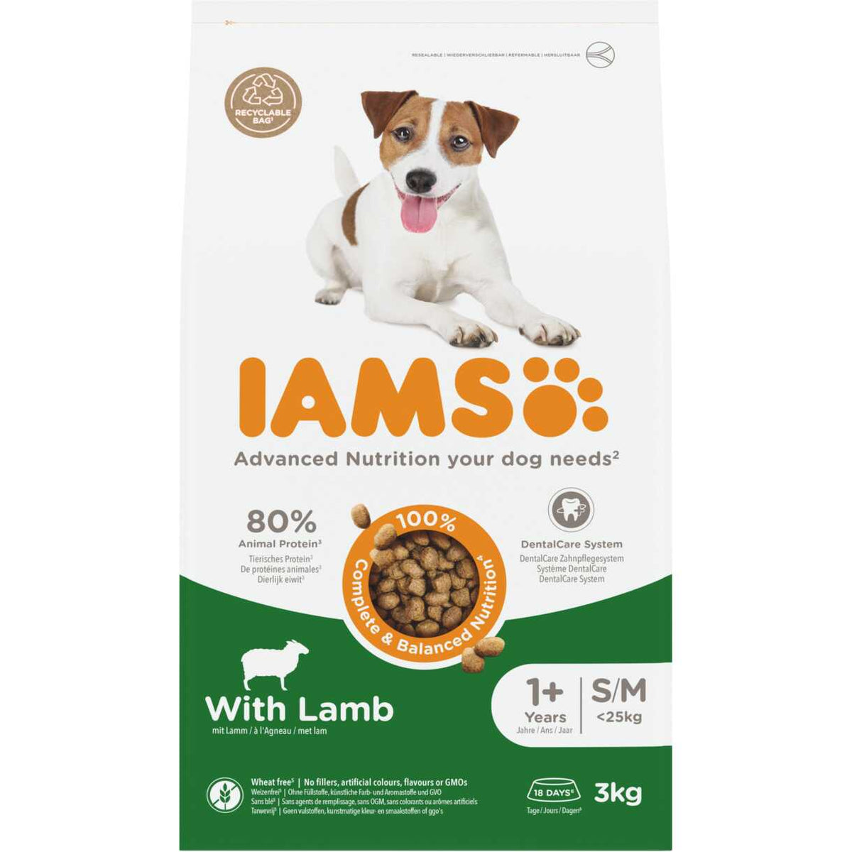 IAMS Adult Small/Medium Breed med lam
