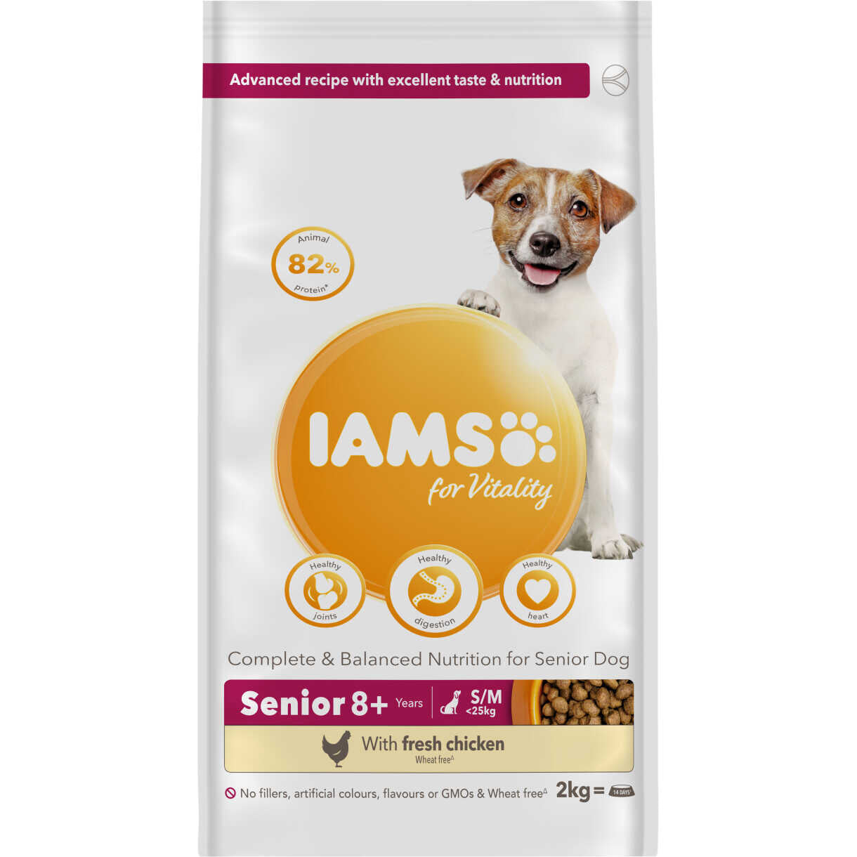 12 kg Iams hundefoder Senior & Mature