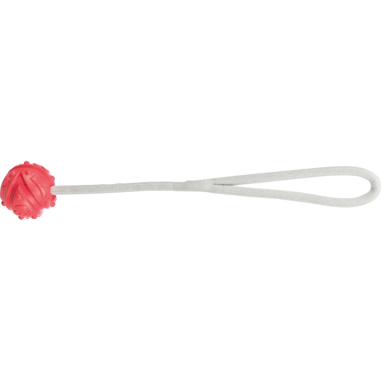 Jolly Paw Aqua Toy bold med reb ø 4,5 x 35 cm Rød