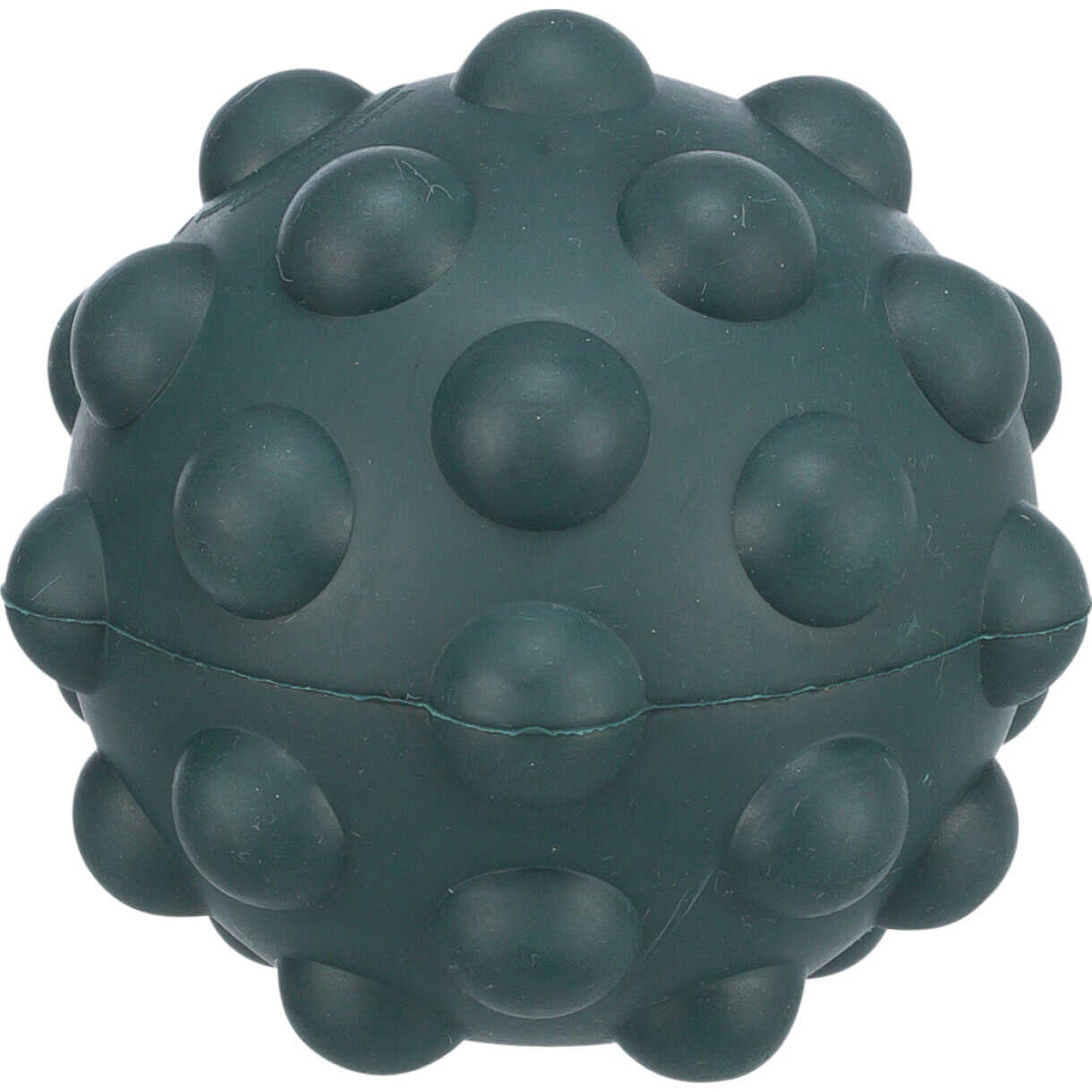 Jolly Paw bold i naturgummi, med knopper ø 8 cm Petrol