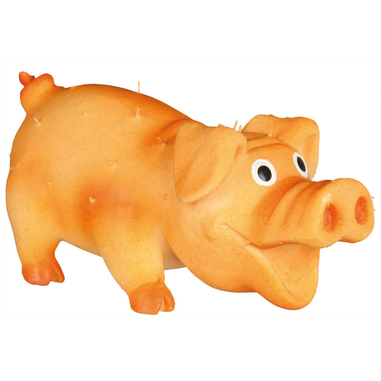 Jolly Paw latex børstegris, med lyd 10 cm Assorterede farver