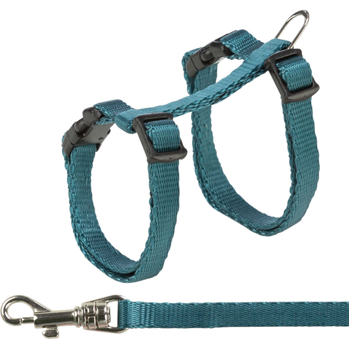 Jolly Paw Kattesele med line til små katte og killinger Sele: 19-31 cm/8 mm, Line: 1,2 m Assorterede farver